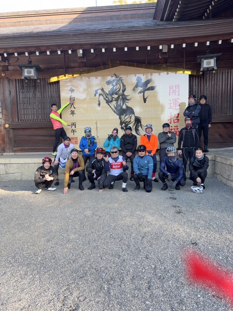 【サイクリング】1月25日（日）サイクリング朝まる開催します。